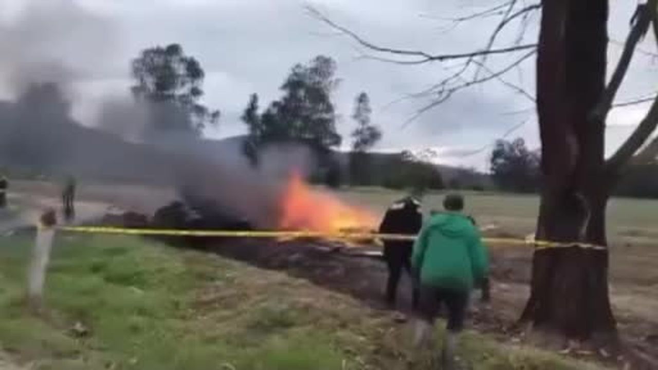 Kolombiya'nın Boyaca bölgesinde uçak kazası: 6 kişi hayatını kaybetti