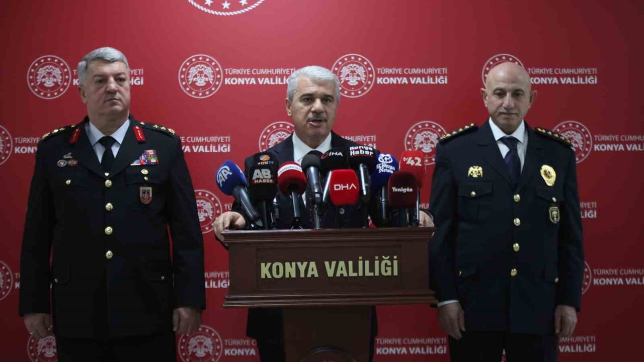 Konya Valisi İbrahim Akın 2025 Güvenlik ve Asayiş Verilerini Değerlendirdi