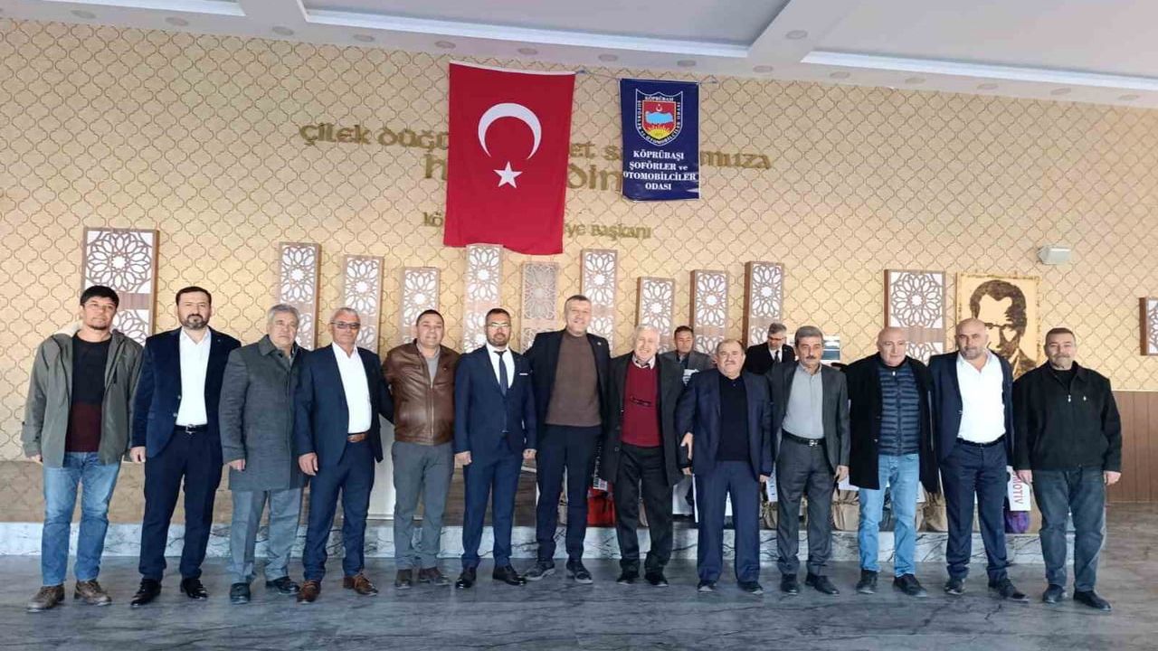 Köprübaşı Şoförler ve Otomobilciler Odası’nda Ahmet Ertem yeniden başkan seçildi