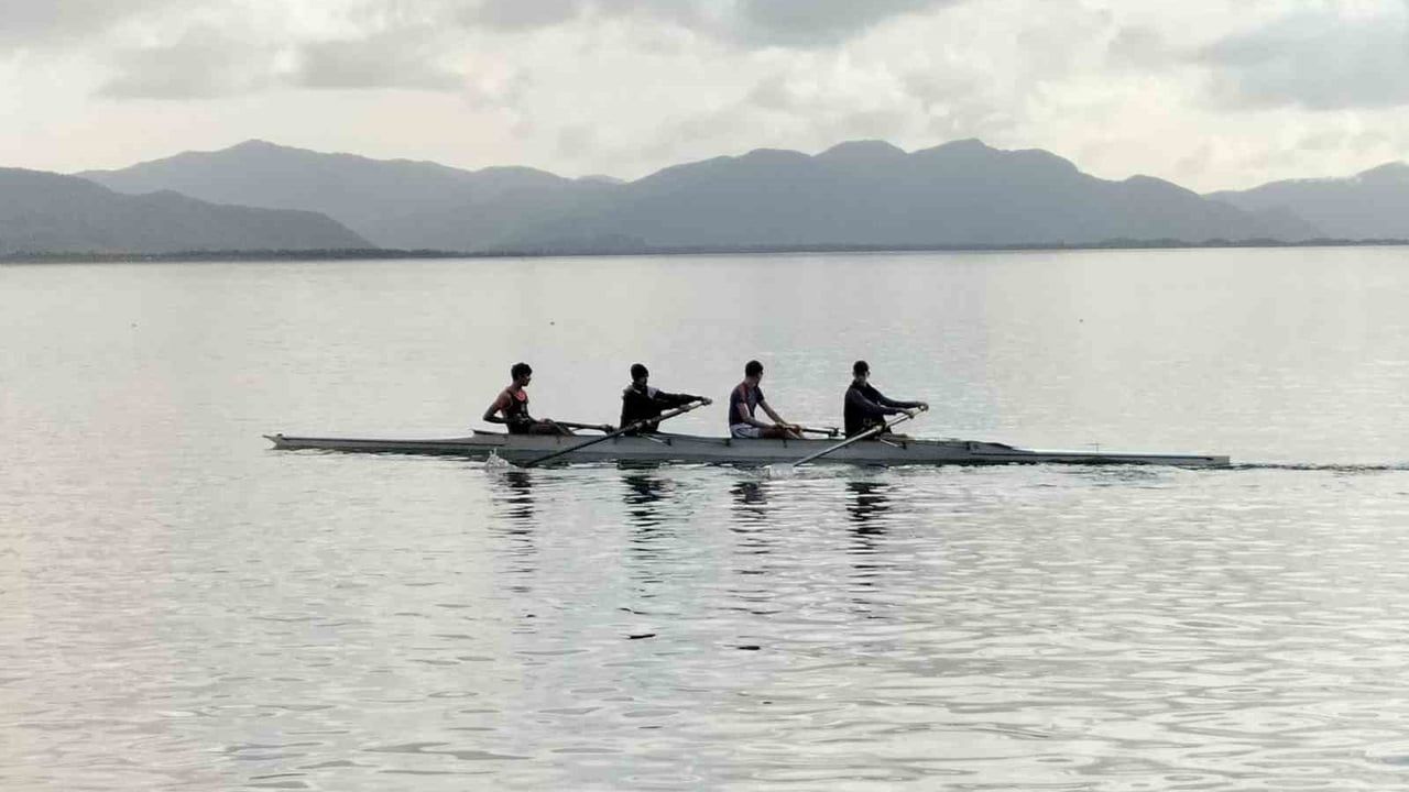 Köyceğiz'de Yarıyıl Tatili Kürek Okulu Eğitimleri Sürüyor