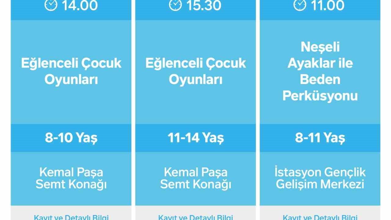 Küçükçekmece'de 19 Ocak-1 Şubat sömestir programı: atölyeler, geziler ve spor etkinlikleri