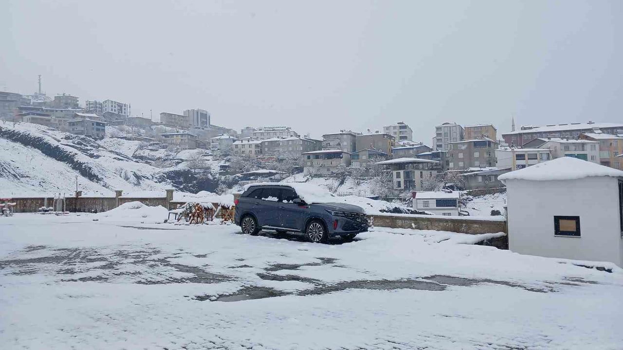 Kulp’ta kar yağışı günlük yaşamı etkiledi; meteorolojiden -12 derece uyarısı
