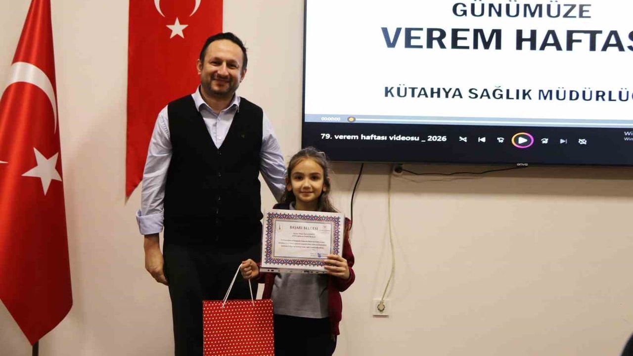 Kütahya'da 79. Verem Eğitimi ve Farkındalık Haftası Ödülleri Sahiplerini Buldu