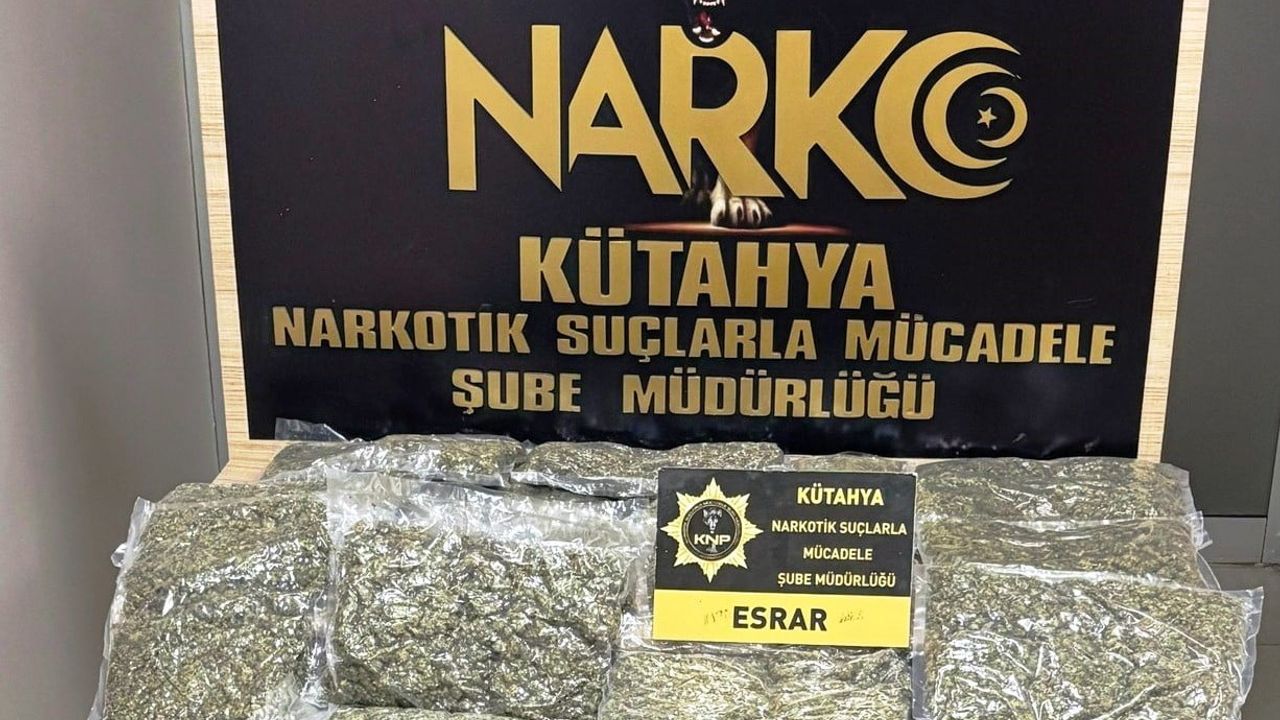 Kütahya’da uyuşturucu operasyonu: 4 şüpheli tutuklandı