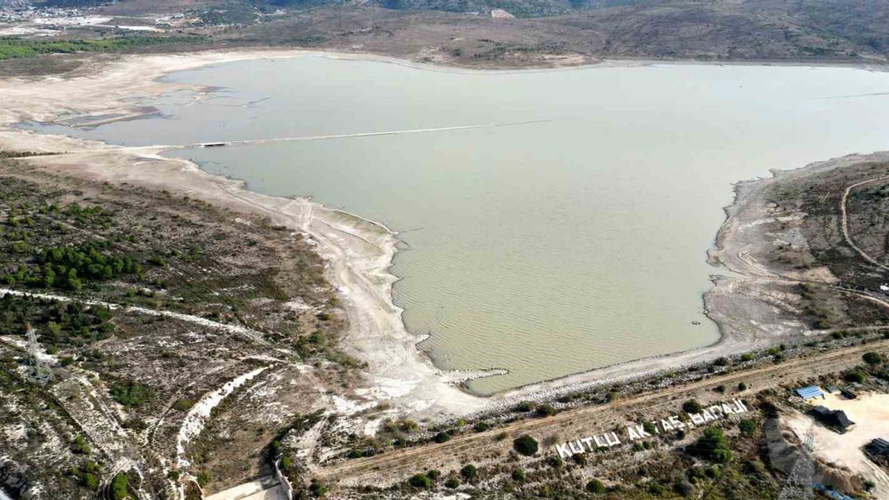 Kutlu Aktaş Barajı'nda su seviyesi yıllık bazda arttı