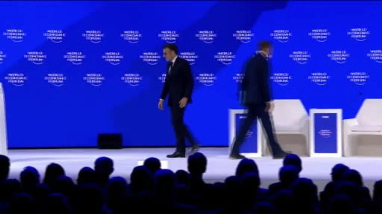 Macron Davos’ta AB’den ABD’ye Karşı 'Ticaret Bazukasını' Devreye Sokma Çağrısı
