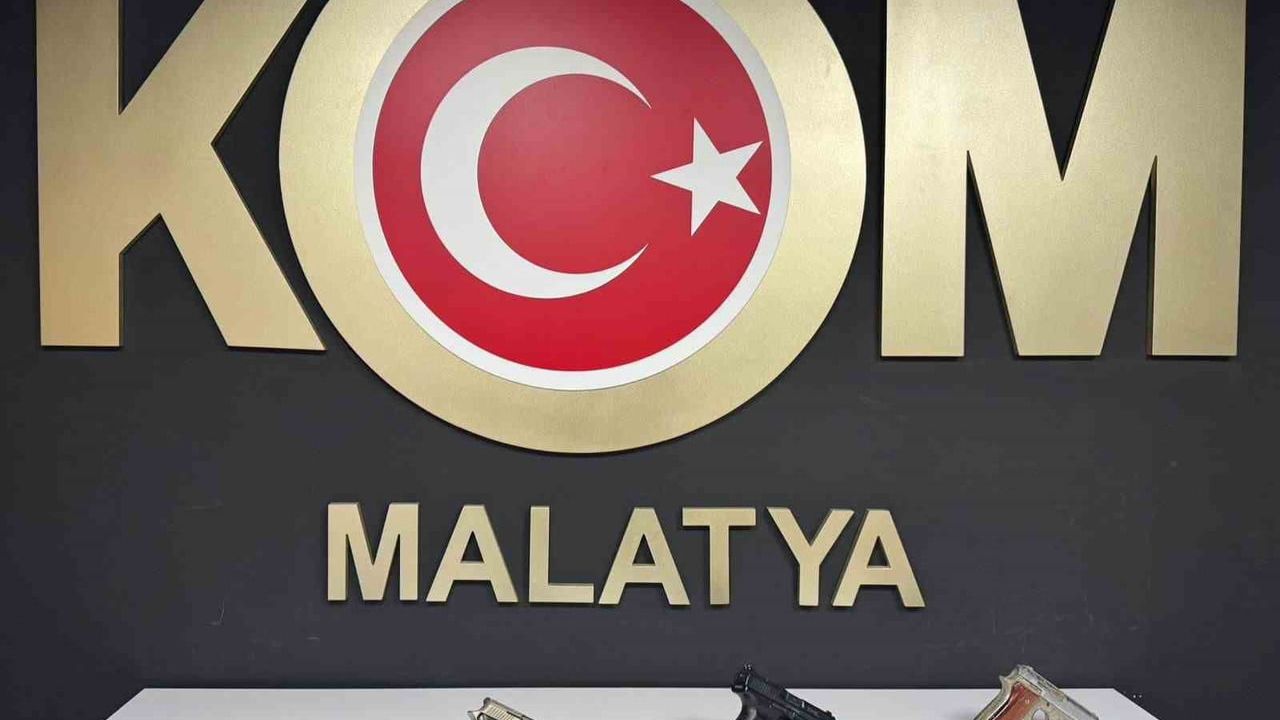 Malatya'da ruhsatsız silah operasyonu: 3 şüpheli yakalandı
