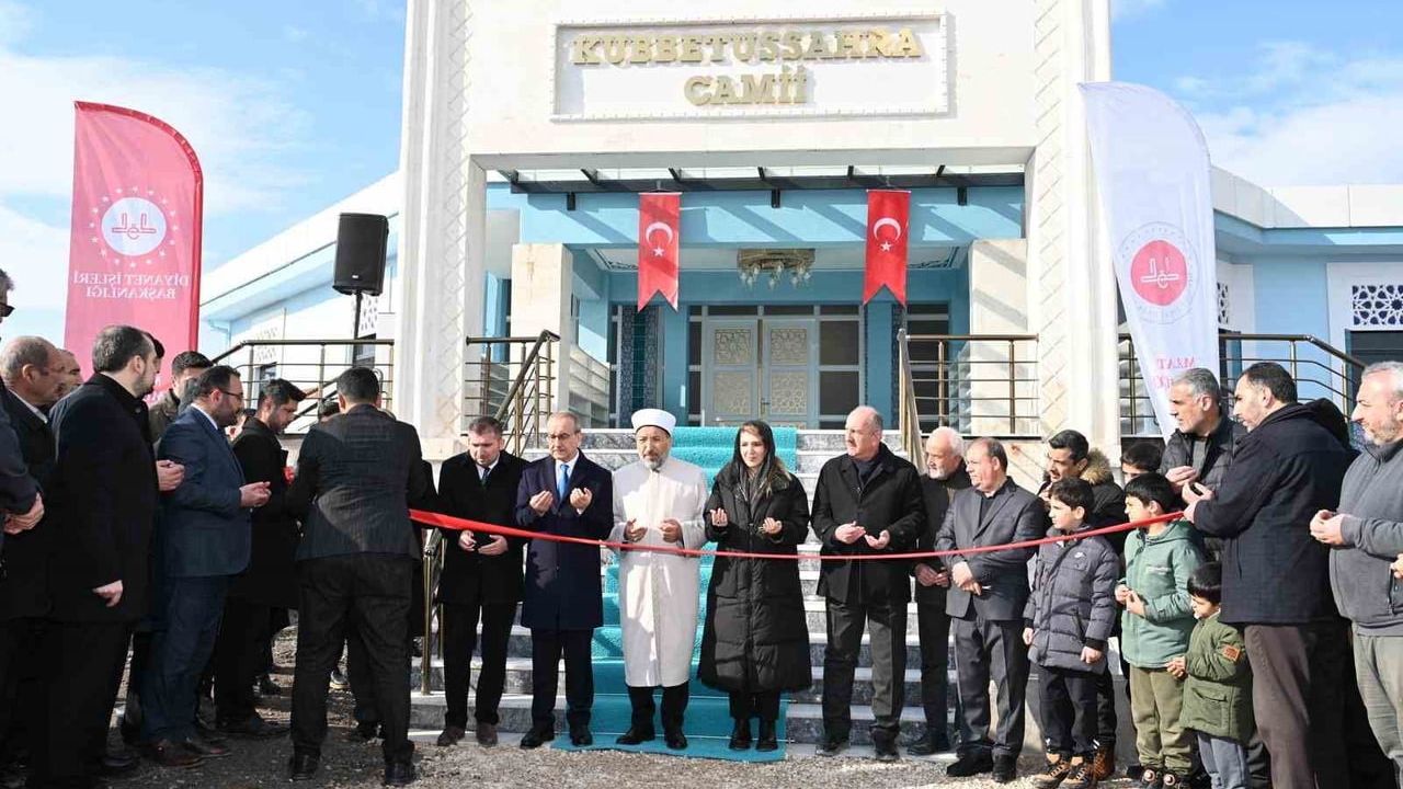 Malatya Yeşilyurt'ta Kubbetü’s-Sahra Camii ibadete açıldı — Eğitim ve sosyal yaşam merkezi olarak tasarlandı