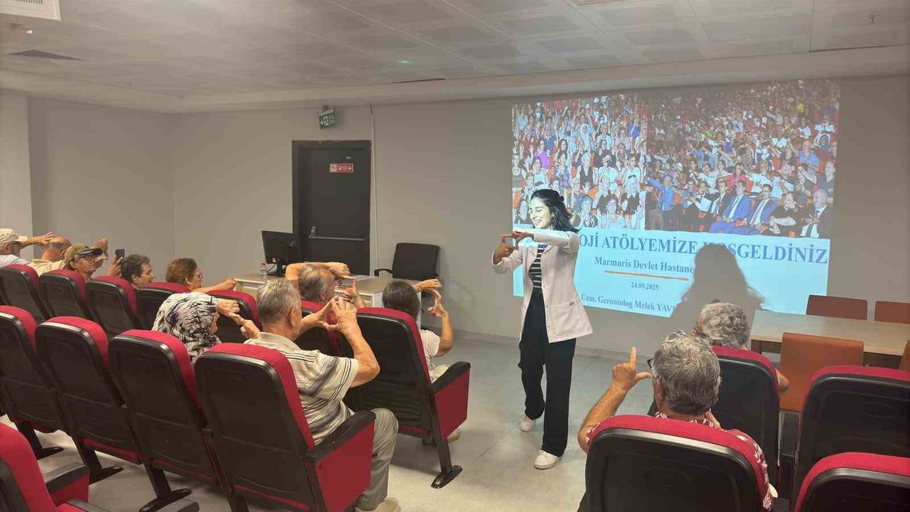 Marmaris Devlet Hastanesi'nde Gerontoloji Atölyesi: Zihinsel ve Fiziksel Aktivitelerle Yaşam Kalitesi Hedefleniyor