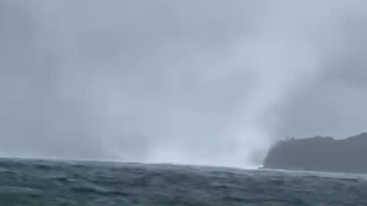 Marmaris Körfezi'nde Kısa Süreli Hortum Liman ve Marinaları Etkiledi