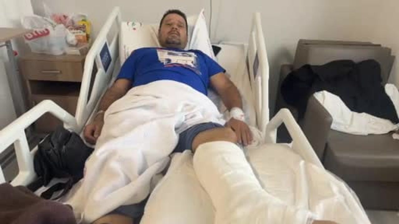 Marmaris'te 'kedi canlı' lakaplı Mehmet Övet doğa yürüyüşünde bacağını kırdı; ameliyat edildi