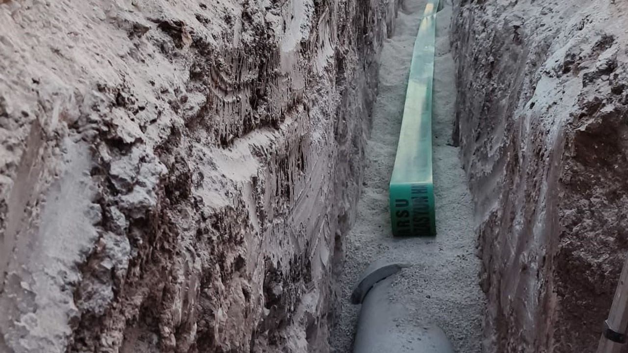 MARSU, Kızıltepe Eroğlu Mahallesi’nde atık su hattı döşeyerek sorunu çözdü