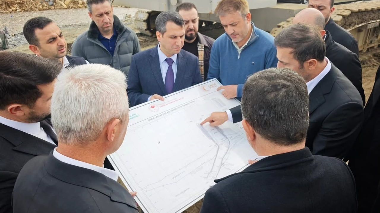 Melenağzı Limanı'nda inceleme: Mahmuz ve mendirek çalışmaları yıl sonuna kadar tamamlanması hedefiyle sürüyor