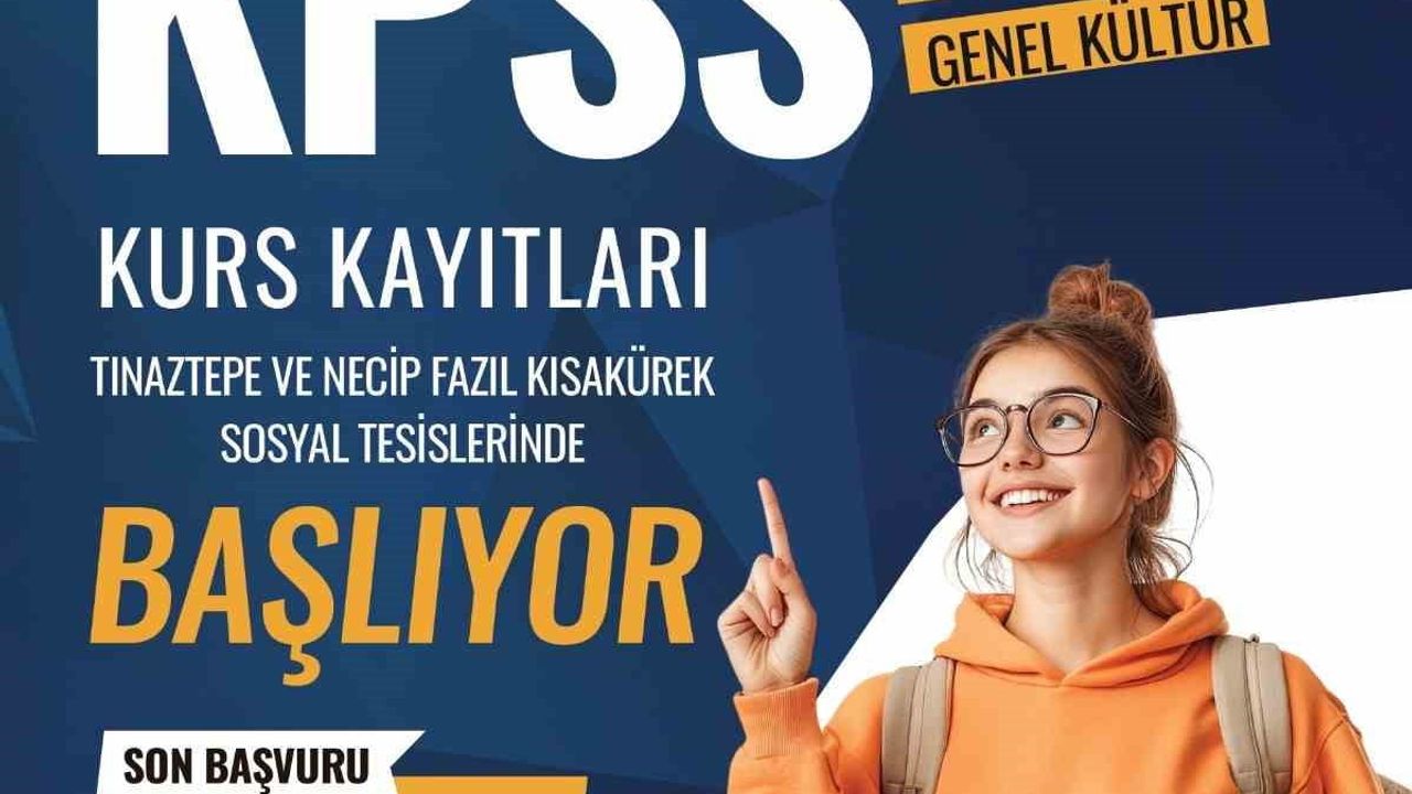 Melikgazi Belediyesi'nden KPSS ve E-KPSS Hazırlık Kursu: Başvurular Başladı