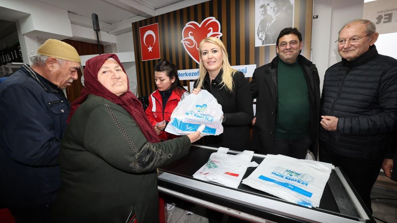 Merkezefendi'de Halk Et Mağazası'nın İkinci Şubesi Sevindik Mahallesi’nde Açıldı