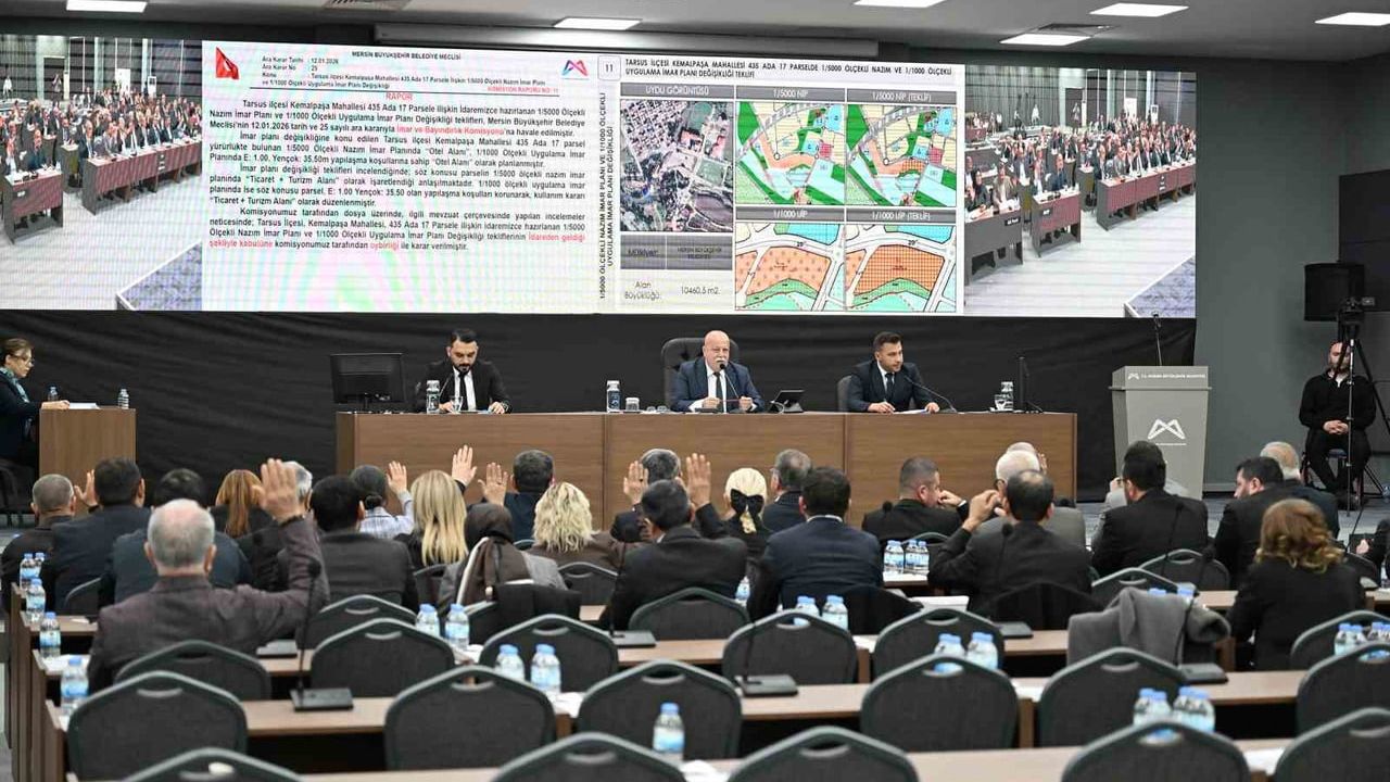 Mersin Büyükşehir Meclisi 2,5 milyar TL borçlanma, taşınmaz alımı ve kırsal su indirimini görüştü