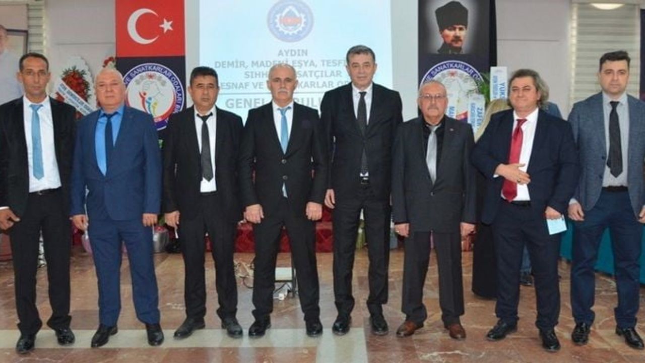 Muhammet Ali Künkcü, Aydın Demir Madeni Eşya Odası Başkanlığında Yeniden Güven Tazeledi