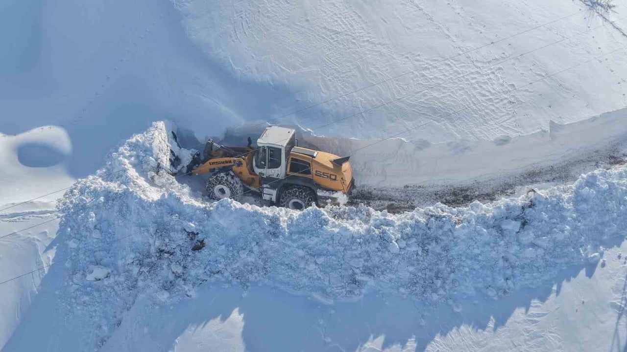 Muş'ta yoğun kar yağışı 51 köy yolunu ulaşıma kapattı