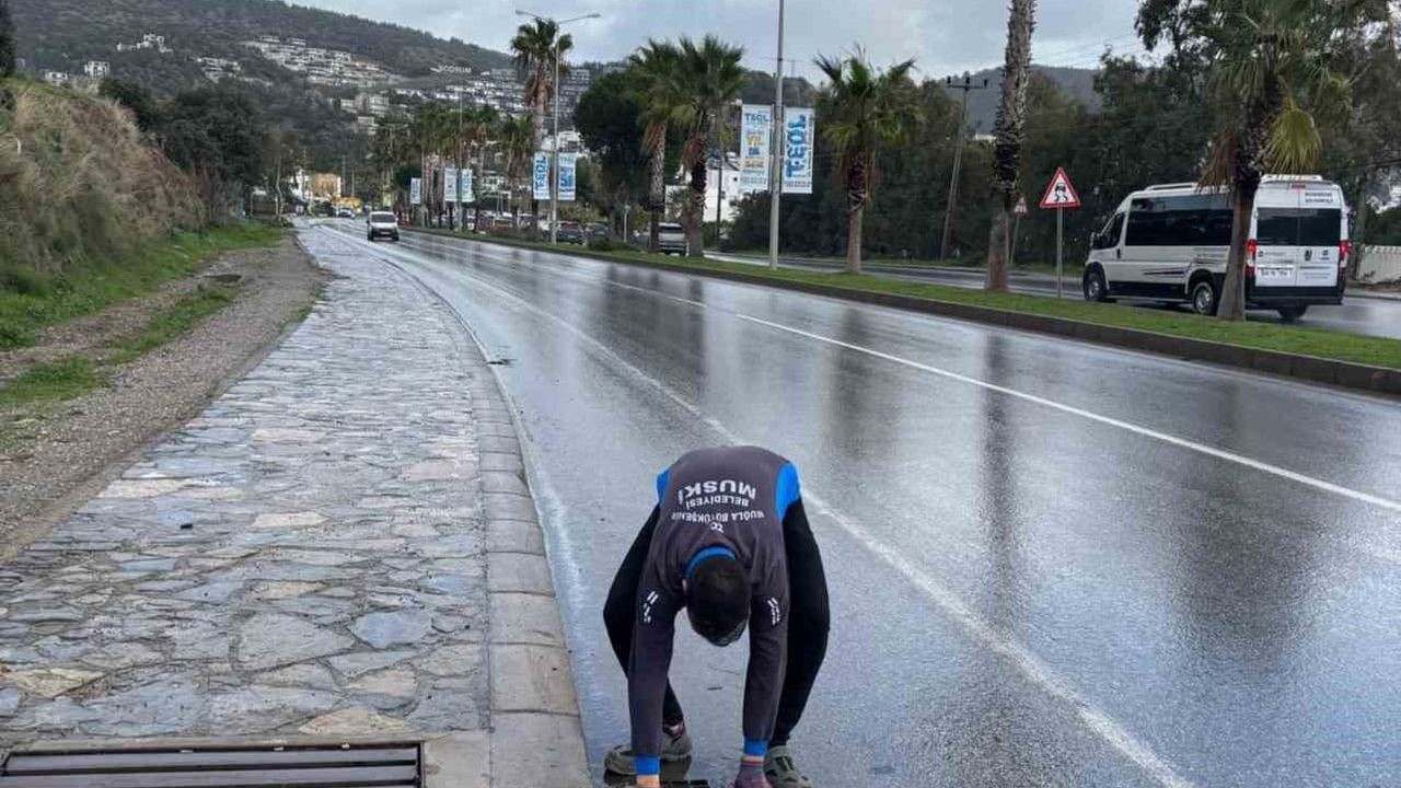 MUSKİ 24 Saat Çalışma ile Muğla'da Yağışa Karşı Önlem Alıyor