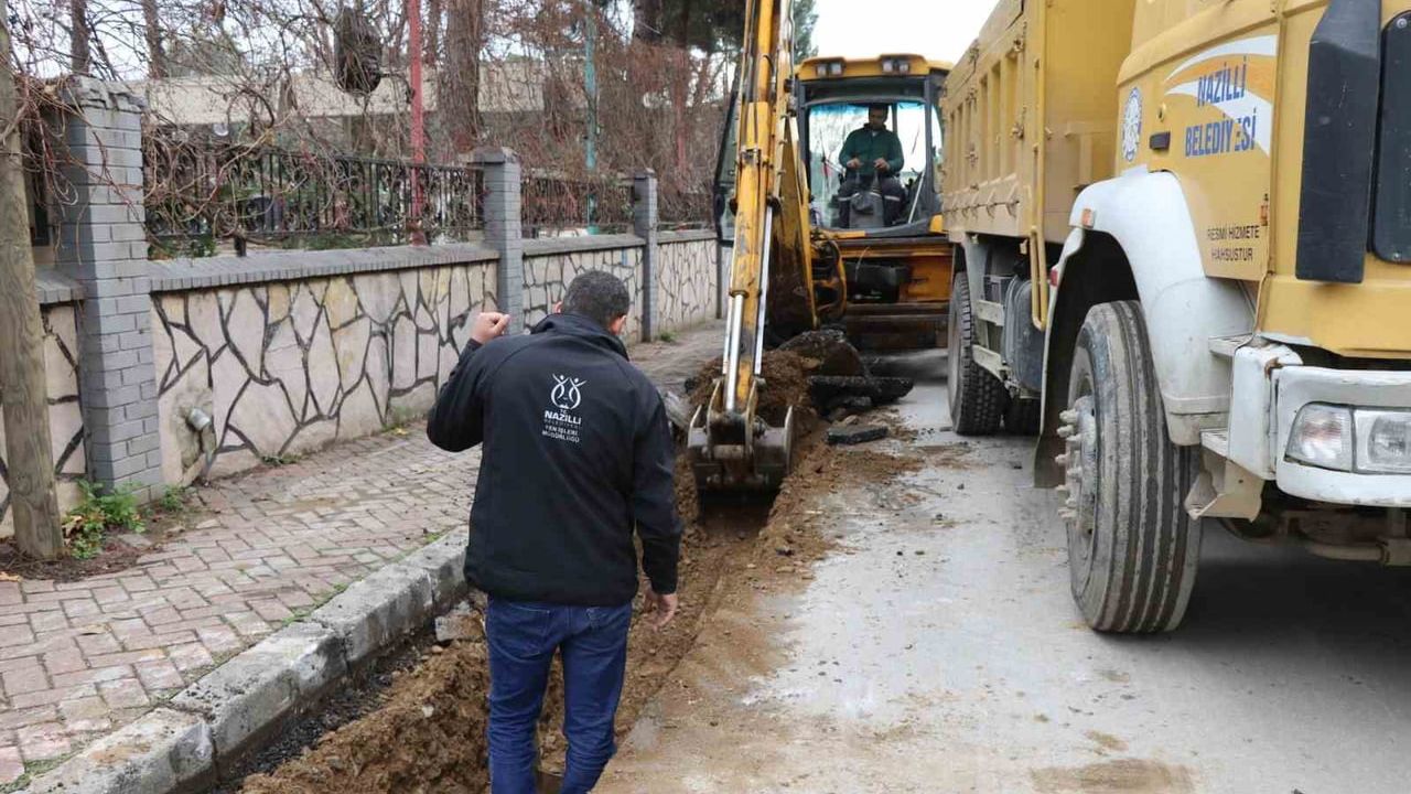 Nazilli'de yarım asırlık içme suyu hatları yenileniyor — İlk etap Yeni Mahalle 78 Sokak'ta