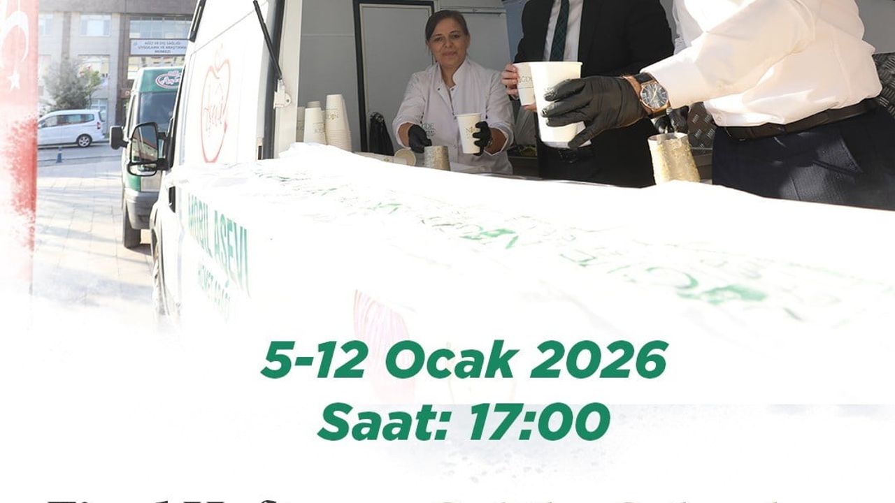 Niğde Belediyesi final haftasında kütüphane önünde çorba ikramı yapacak