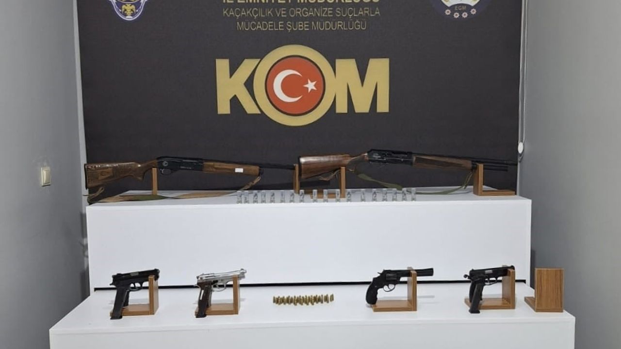 Niğde'de yasa dışı silahlanmaya yönelik operasyon: 9 gözaltı, 1 tutuklama