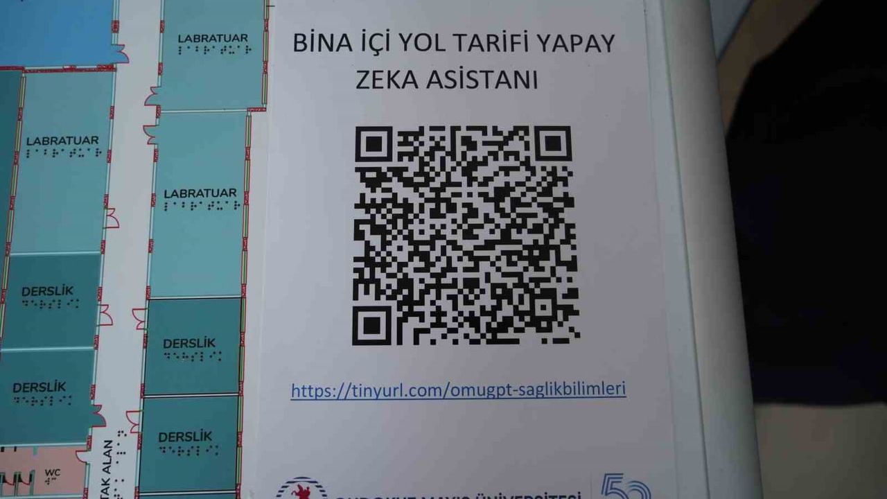 OMÜ’de yapay zekâ destekli asistanla görme engellilere kampüs içi bağımsız yönlendirme