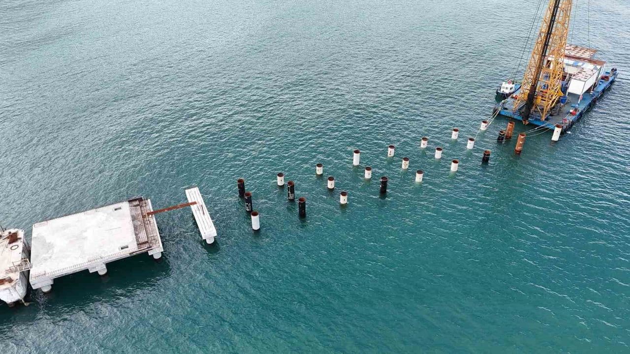 Ordu'da Altınordu Atatürk Rıhtımı 140 metre uzatılarak 410 metreye çıkarılıyor