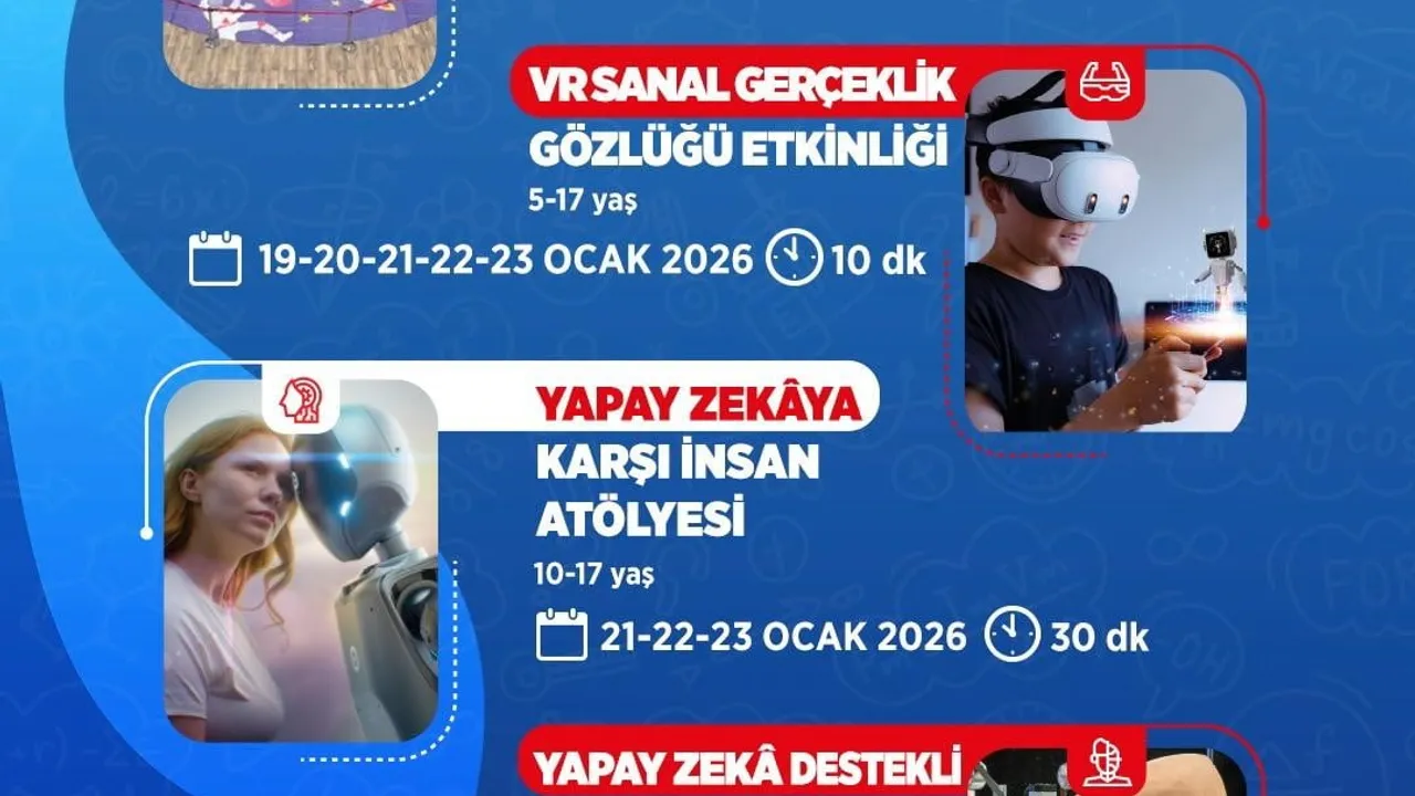 Osmangazi'de 7-17 Yaş Bilim Şenliği: 19-23 Ocak'ta Osmangazi Gösteri Merkezi'nde