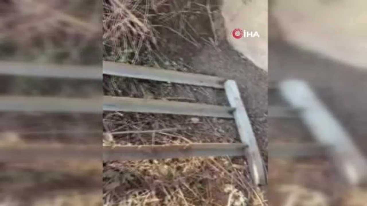 Osmaniye'de turp yüklü kamyon köprü korkuluklarını kırarak dereye devrildi