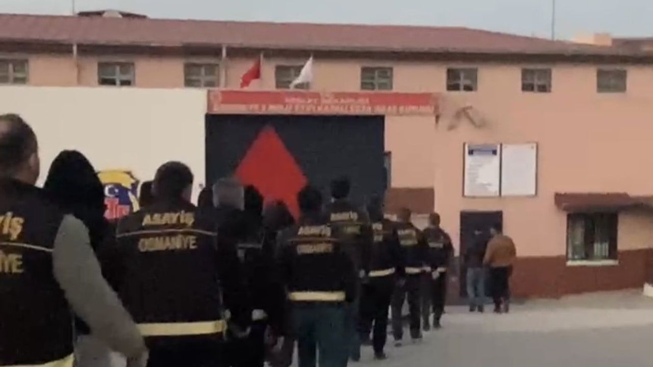 Osmaniye merkezli 'Gölge Ağı' operasyonunda 10 şüpheli tutuklandı