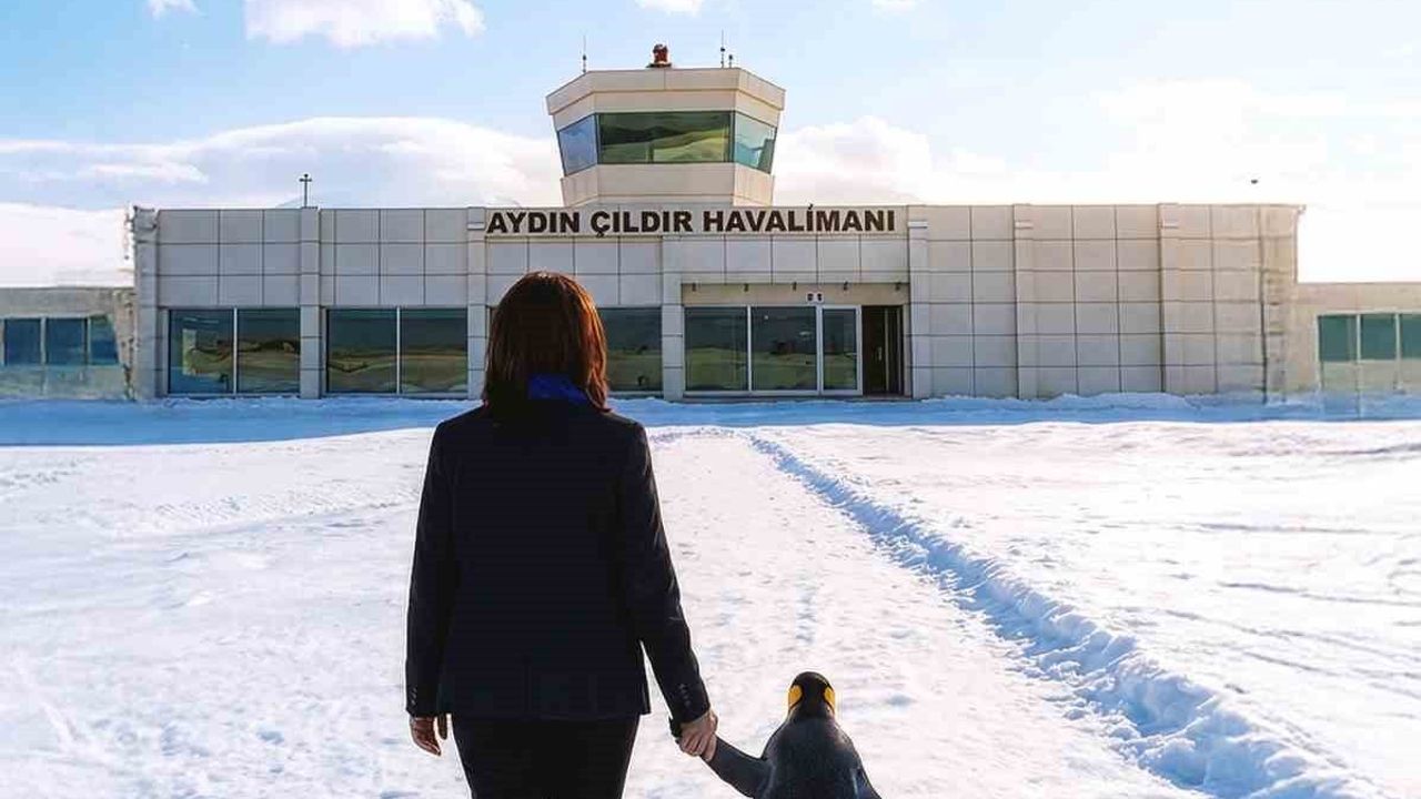 Özlem Çerçioğlu’nun 'Nihilist Penguen' paylaşımı Çıldır Havalimanı tartışmasını Aydın gündemine taşıdı
