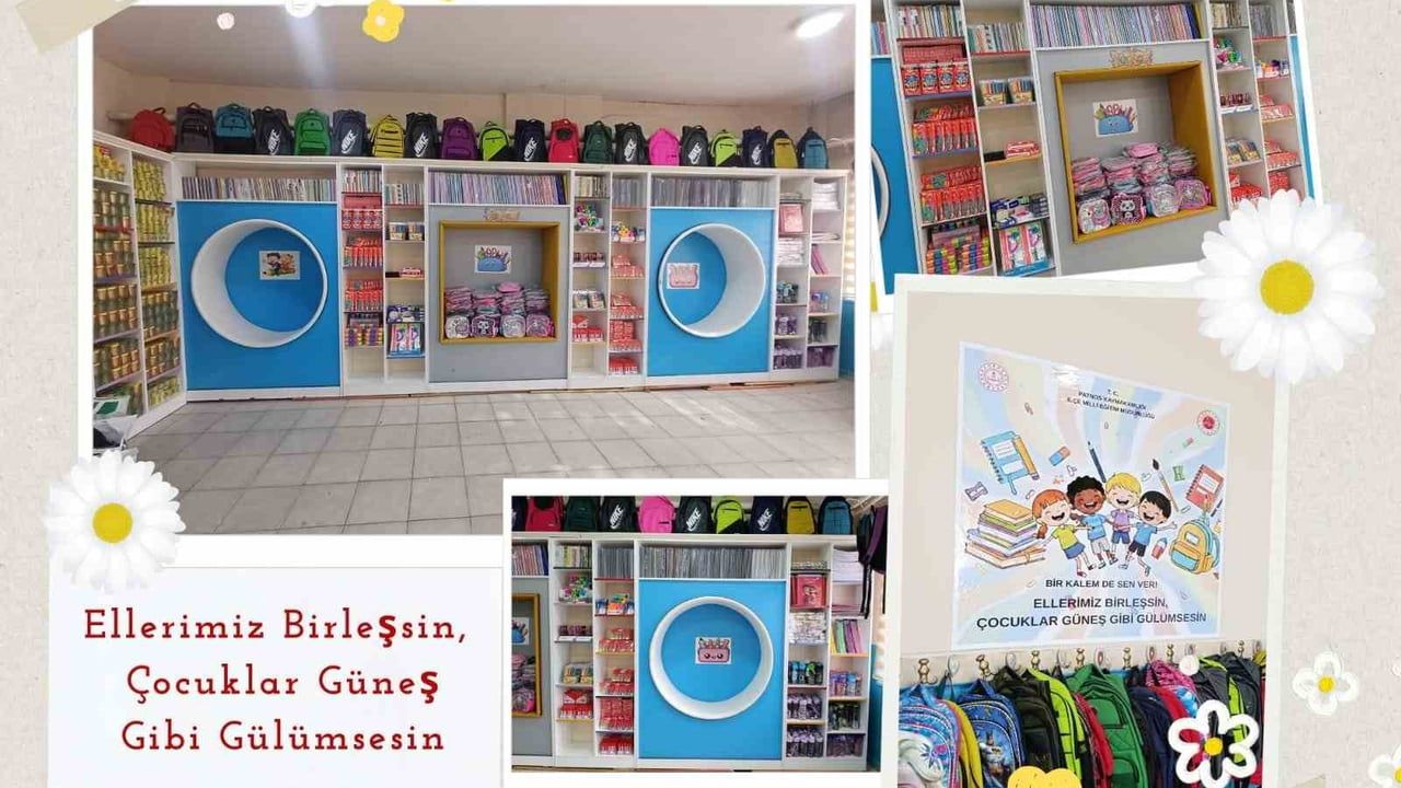 Patnos’ta 'İyilik Dükkanı' açıldı: Askıda Kırtasiye ile öğrencilere ücretsiz kırtasiye desteği