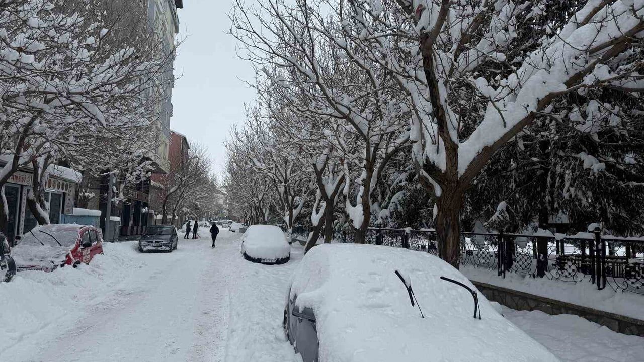 Patnos'ta Kar ve Dondurucu Soğuk Günlük Yaşamı Olumsuz Etkiliyor
