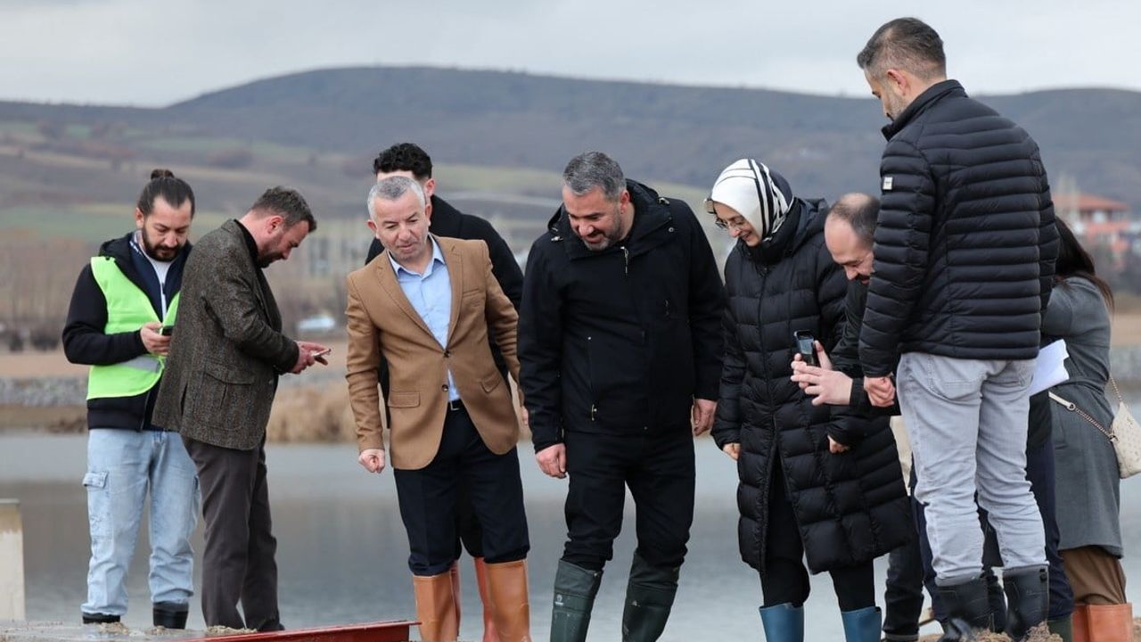 Pursaklar Belediyesi Gümüşoluk Göleti çalışmalarını sürdürüyor