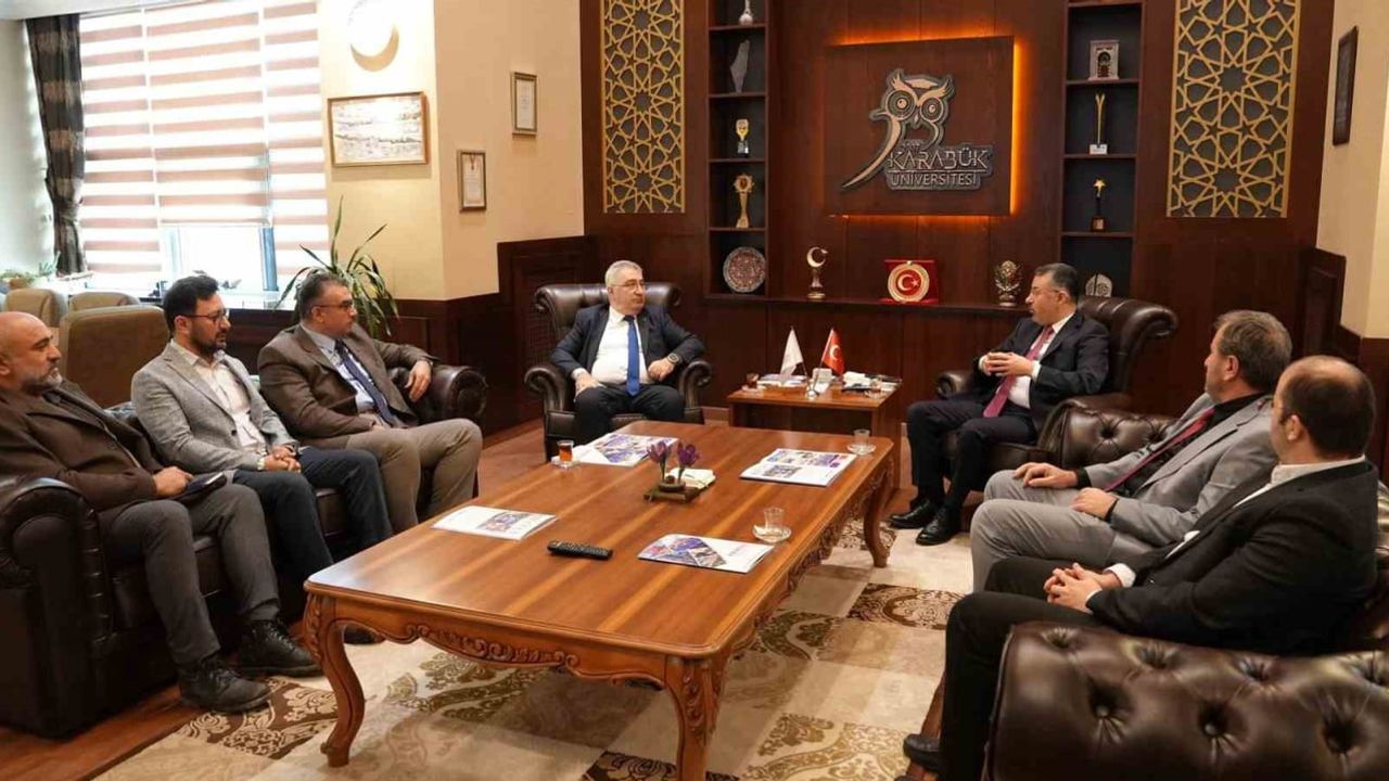 Rektör Kırışık, KARDEMİR Genel Müdürü Niyazi Aşkın Peker ile Görüştü