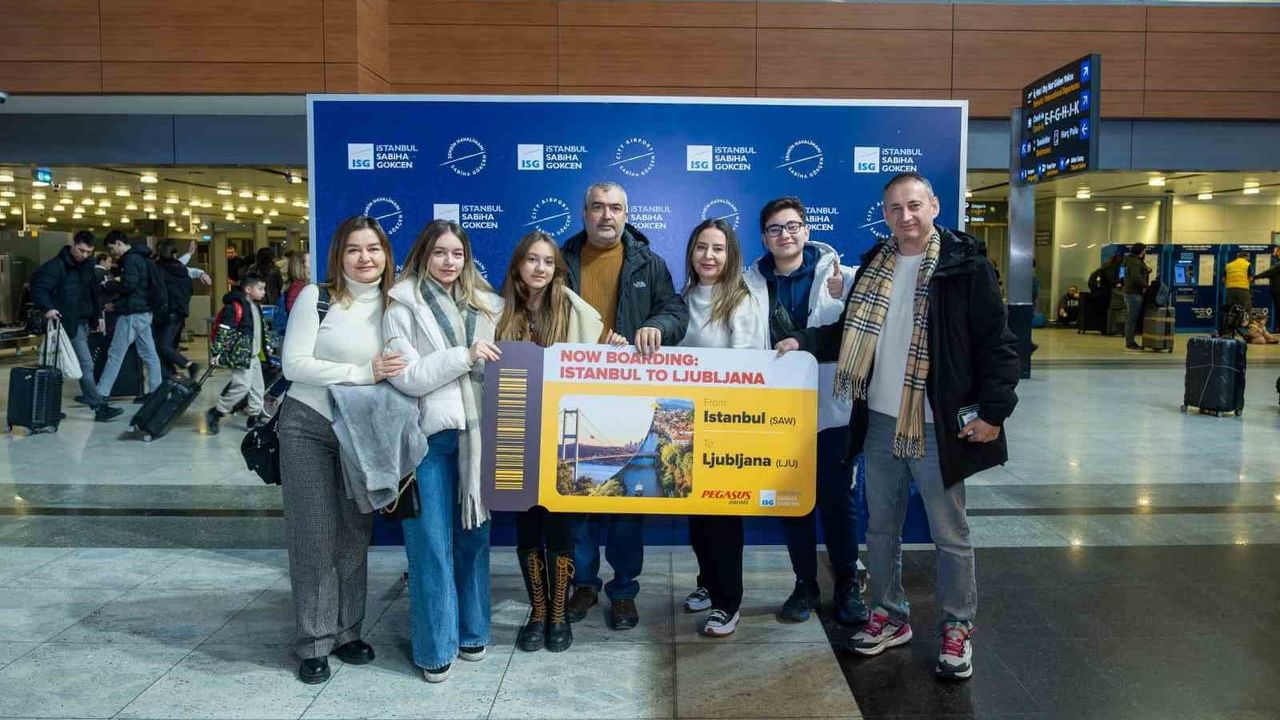 Sabiha Gökçen’den Ljubljana’ya direkt seferler: Pegasus ile SAW–LJU hattı başladı