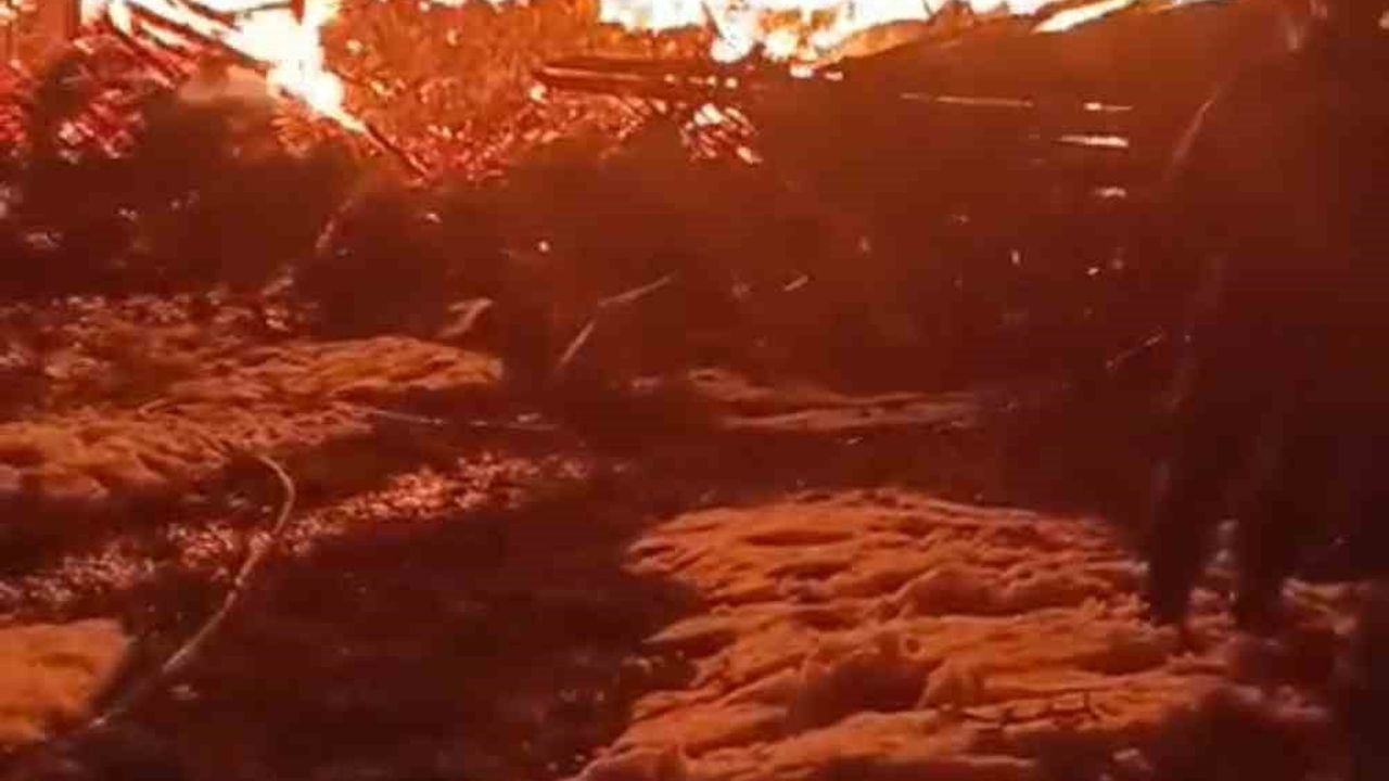 Safranbolu İnceçay'da iki katlı ahşap ev yangını: 1 yaralı