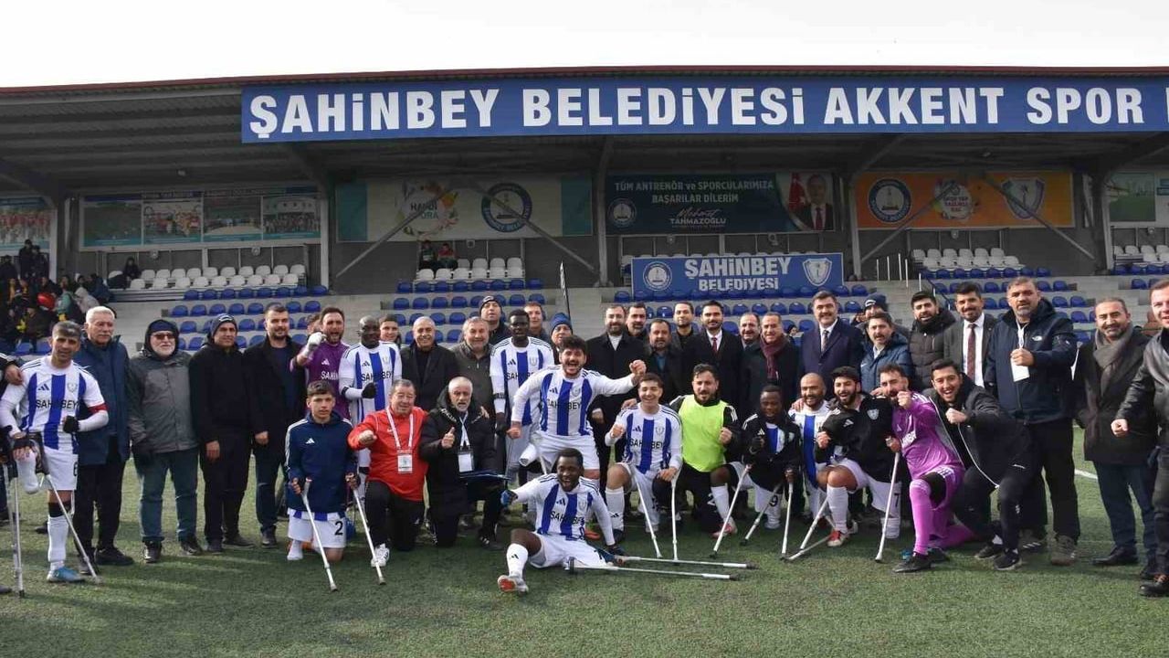 Şahinbey Ampute, Trabzon Büyükşehir'i 3-0 yenerek liderliğe yükseldi