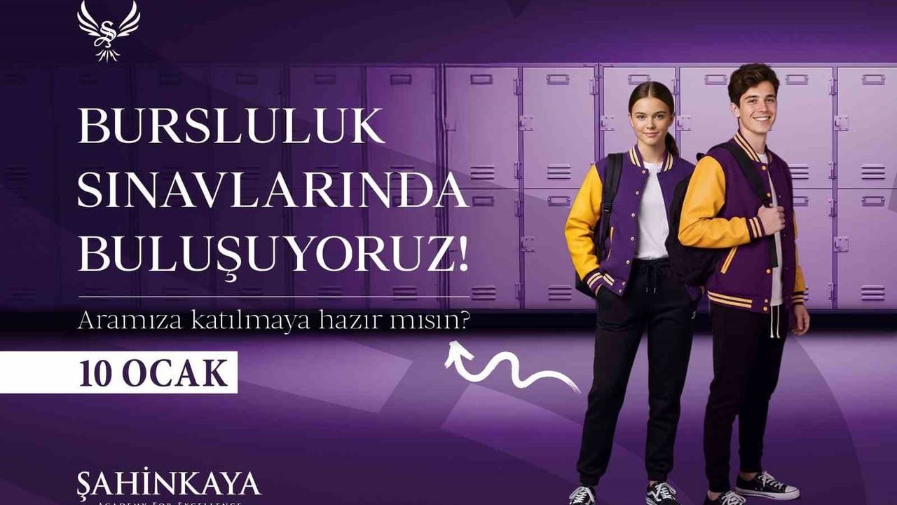 Şahinkaya Eğitim Kurumları, 10 Ocak 2026'da bursluluk sınavı düzenliyor