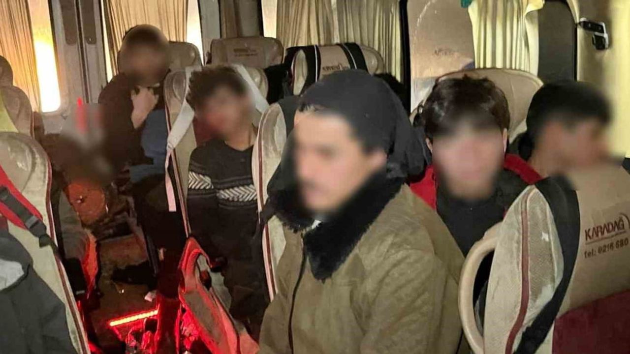 Sakarya'da jandarma denetimlerinde 32 düzensiz göçmen yakalandı