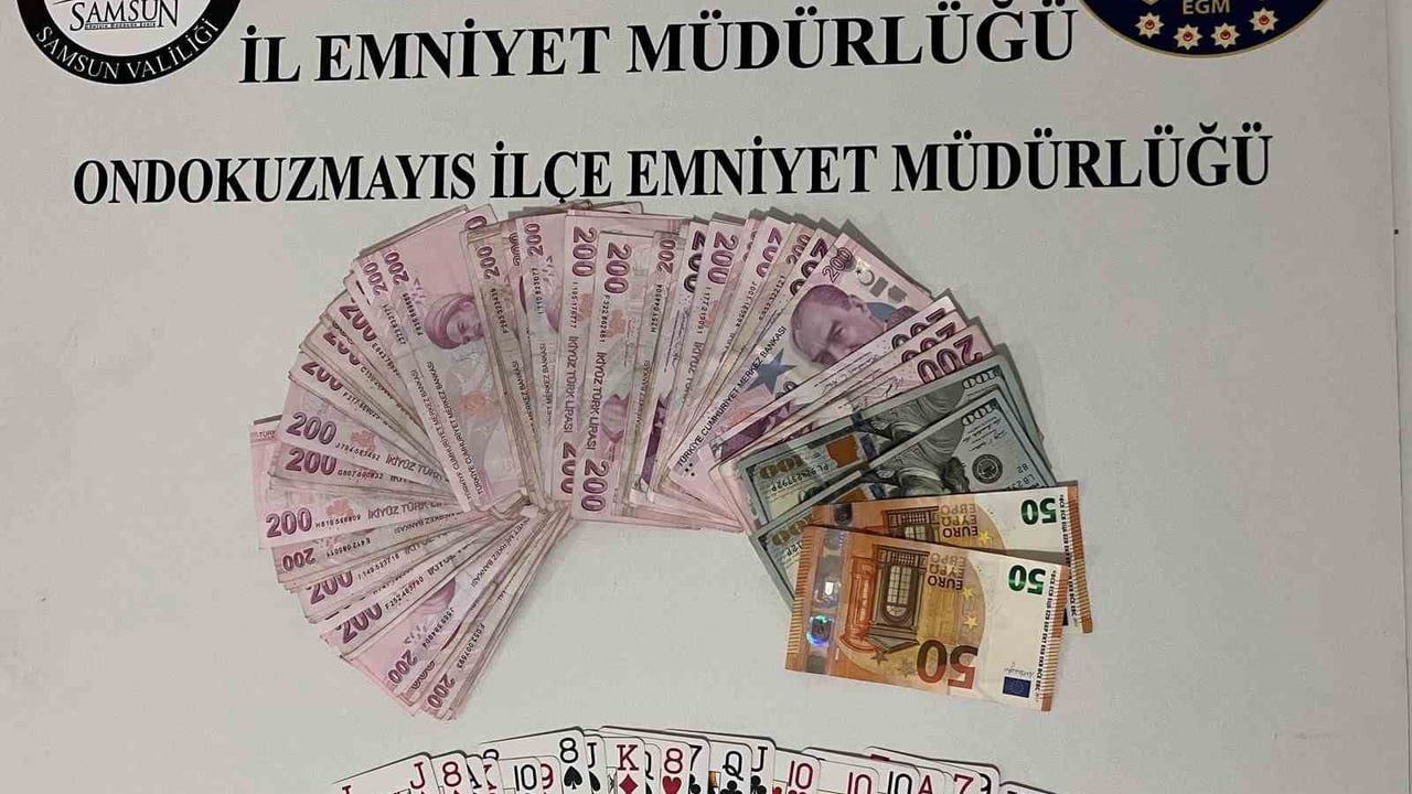Samsun 19 Mayıs’ta kumar denetimi: 5 kişiye adli ve idari işlem