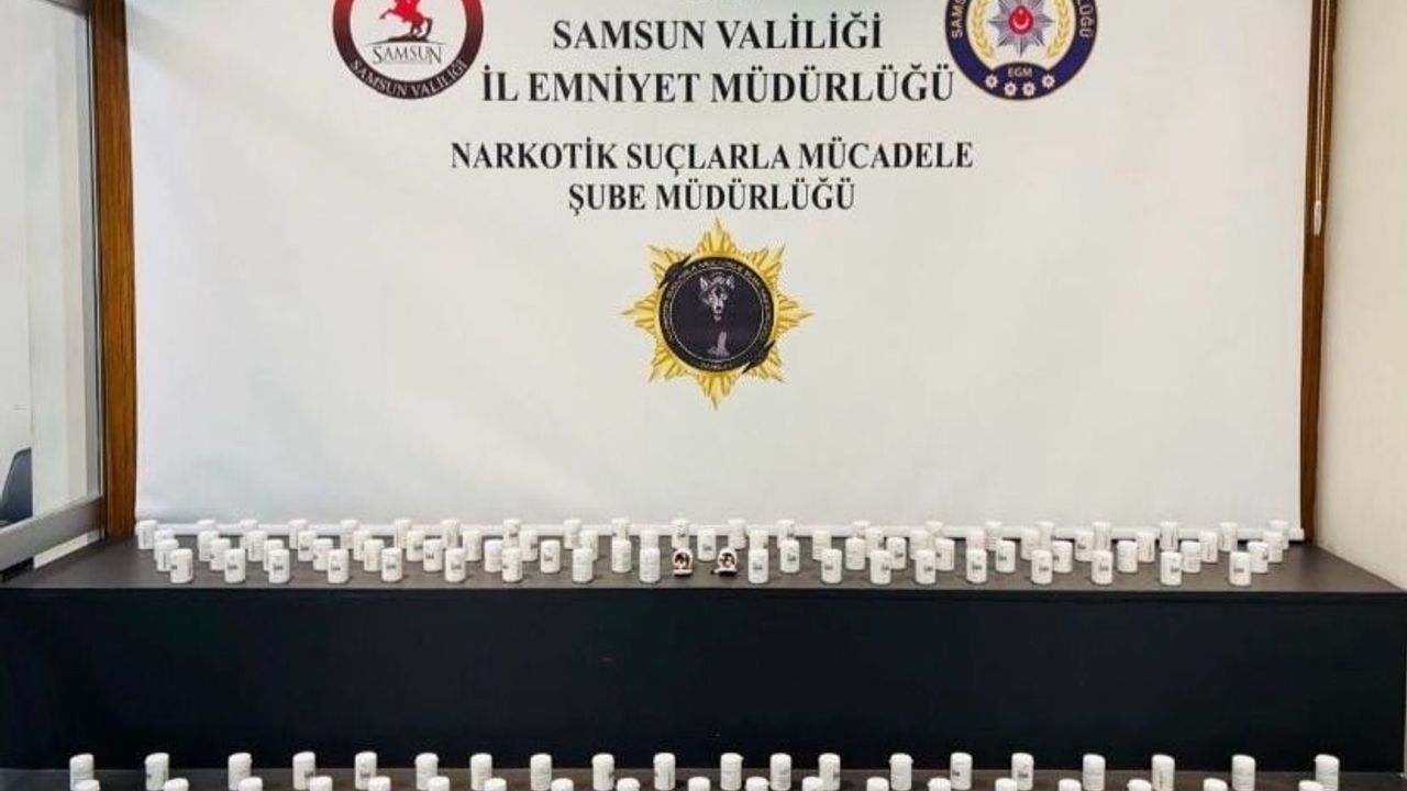Samsun Atakum'da narkotik operasyonu: 6 bin 909 hap ele geçirildi, 4 gözaltı