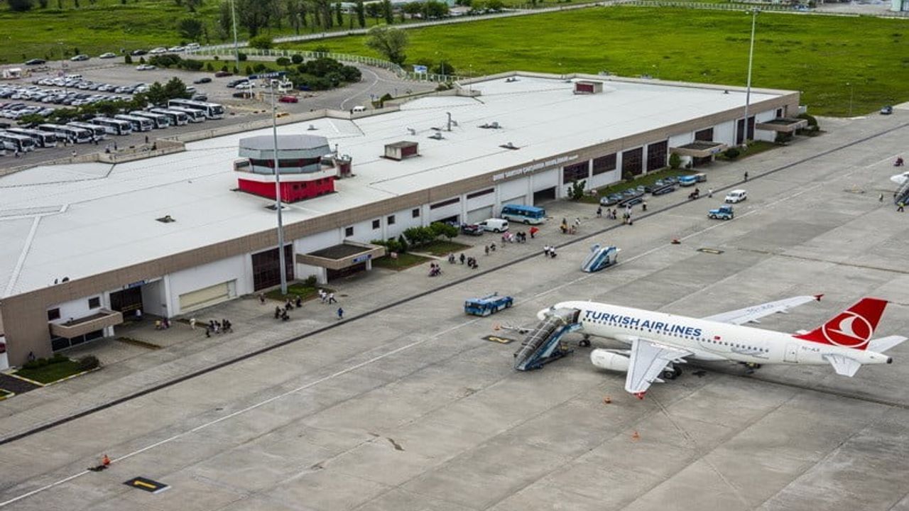 Samsun-Çarşamba Havalimanı 2025 yolcu trafiği 1,594,333 oldu