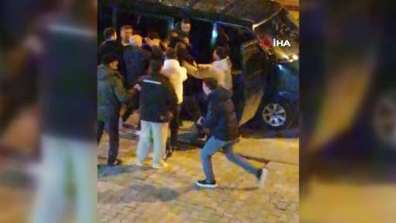 Samsun'da asker eğlencesinde grup kavgası, polis müdahalesiyle sonlandı