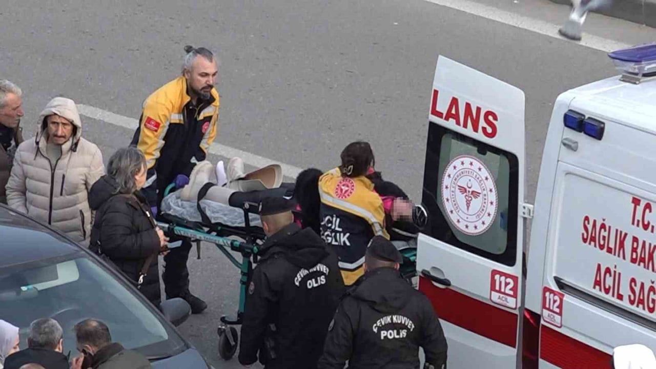 Samsun'da Cumhuriyet Meydanı kapalı otoparkında kaza: 1 yaralı