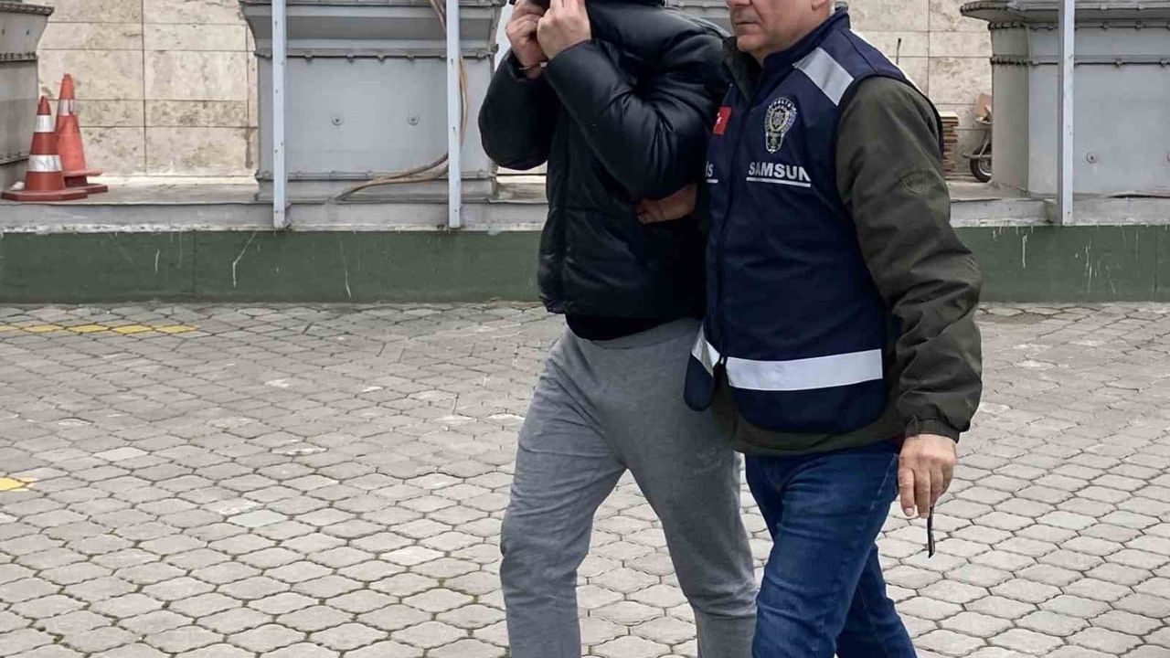 Samsun'da eski kız arkadaşını darp ettiği iddiasıyla gözaltına alındı