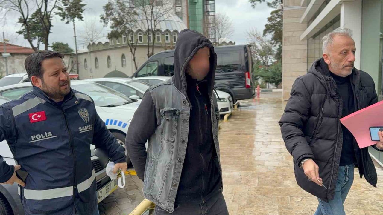 Samsun'da Serbest Bırakılan Koca Eve Gidip Eşini Darp Edince Tutuklandı