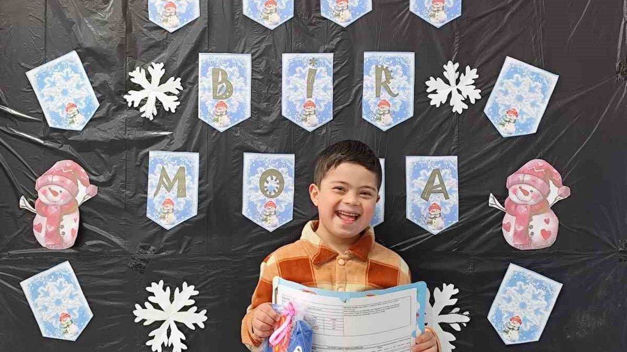 Şanlıurfa’da down sendromlu öğrenci Muhammed Said’in ilk karne heyecanı