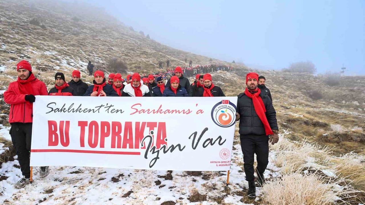 Sarıkamış şehitleri Antalya'da anıldı — Saklıkent’ten Sarıkamış’a yürüyüşüyle anma